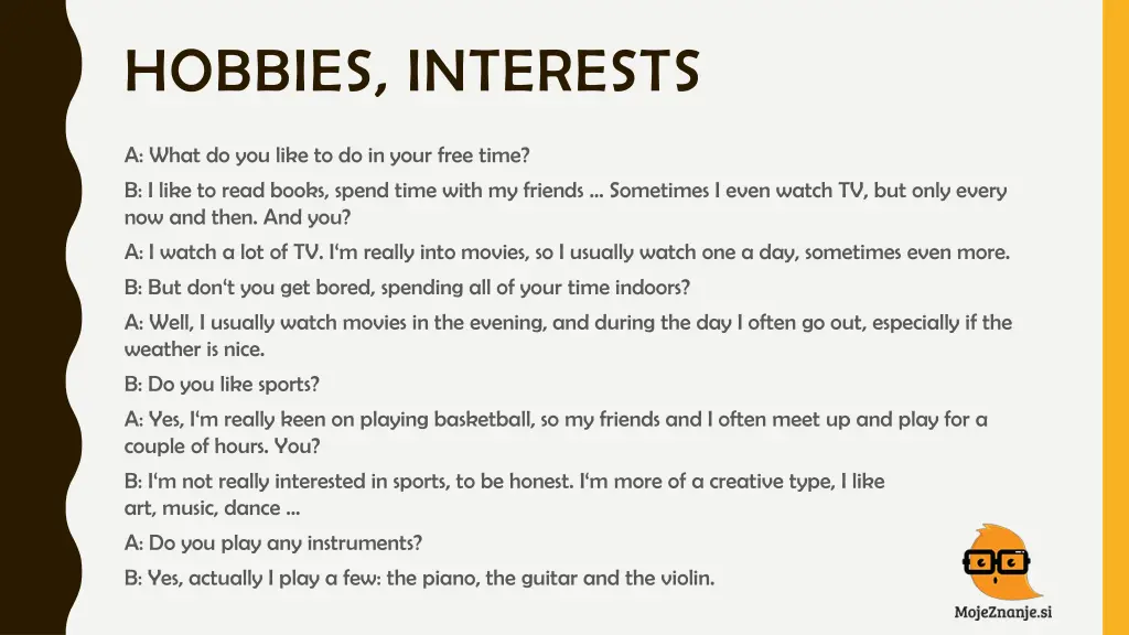 hobbies interests 3