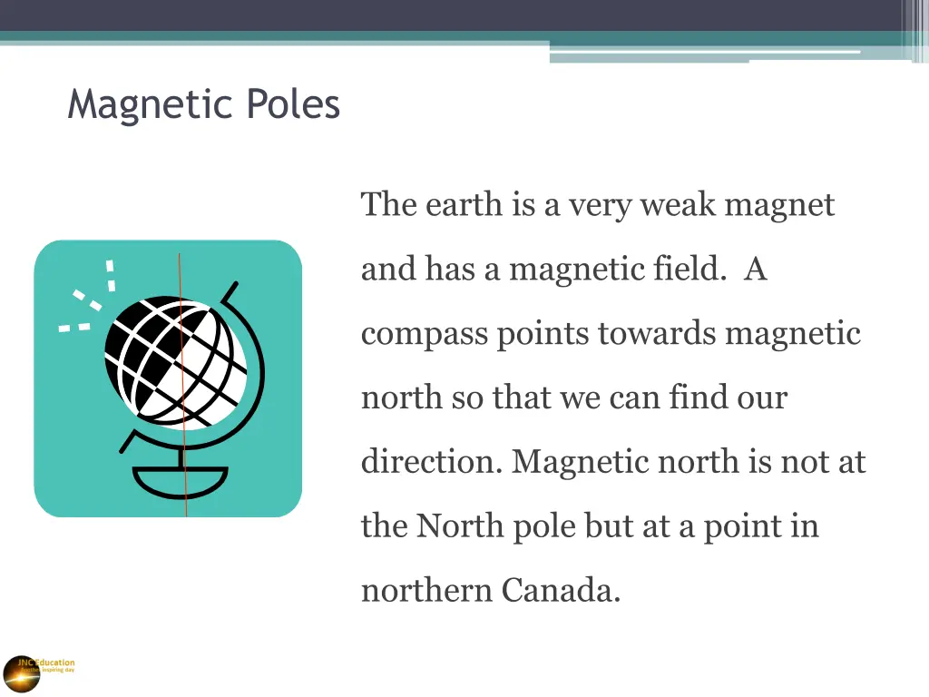 magnetic poles