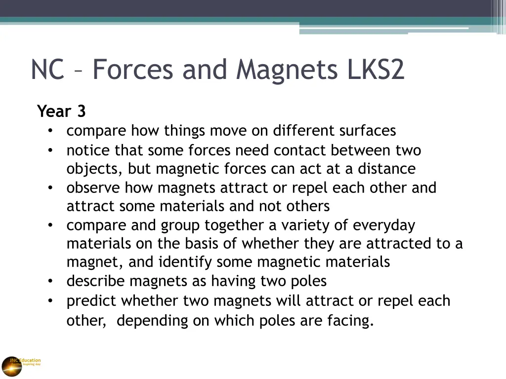 nc forces and magnets lks2