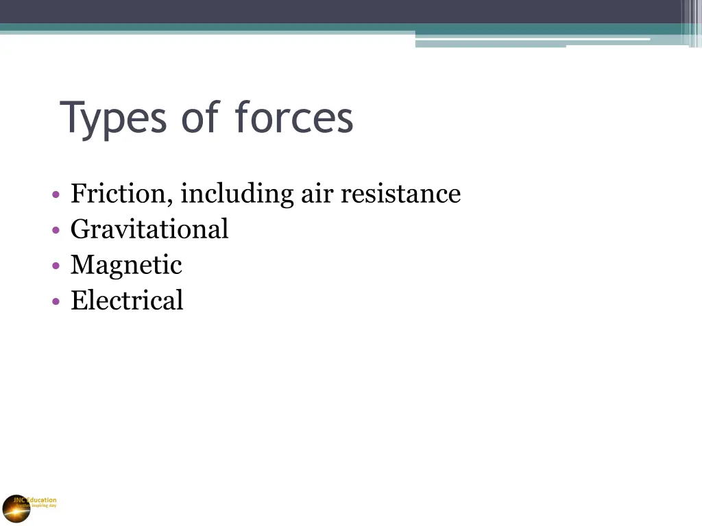 types of forces