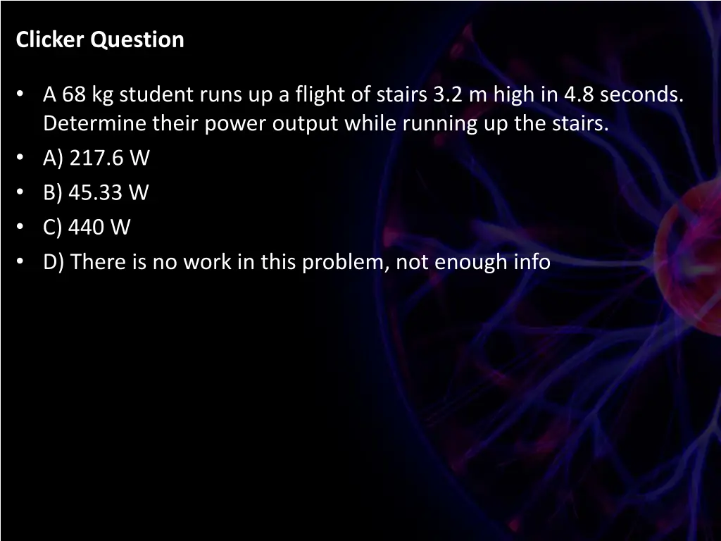 clicker question 7