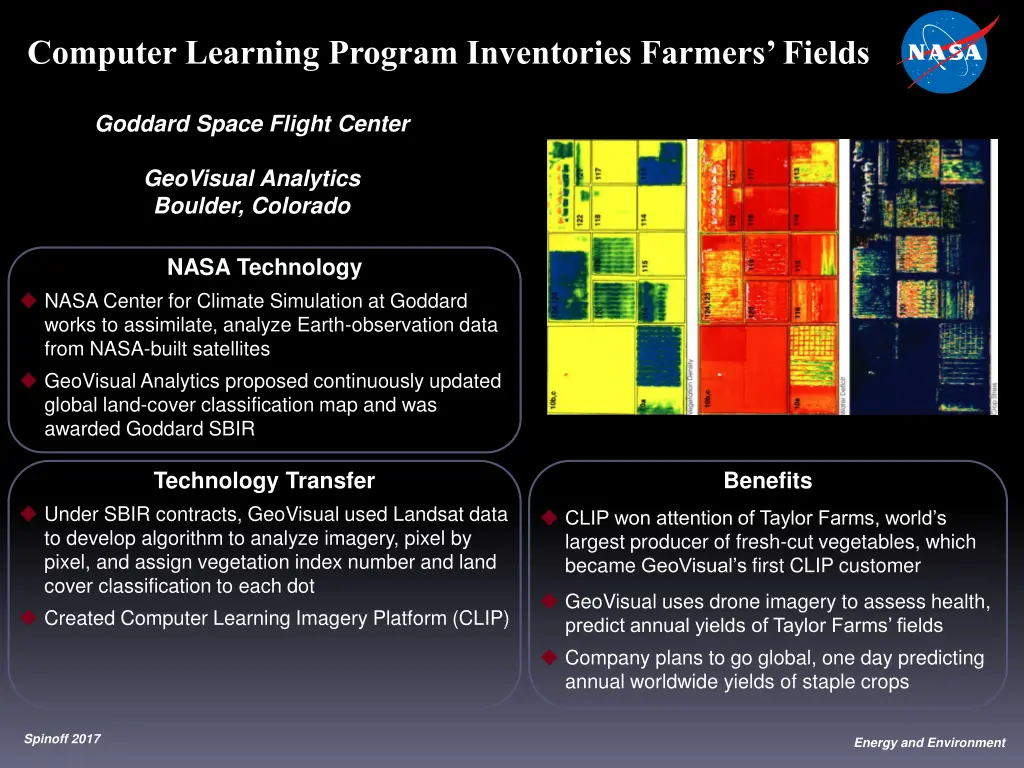 computer learning program inventories farmers