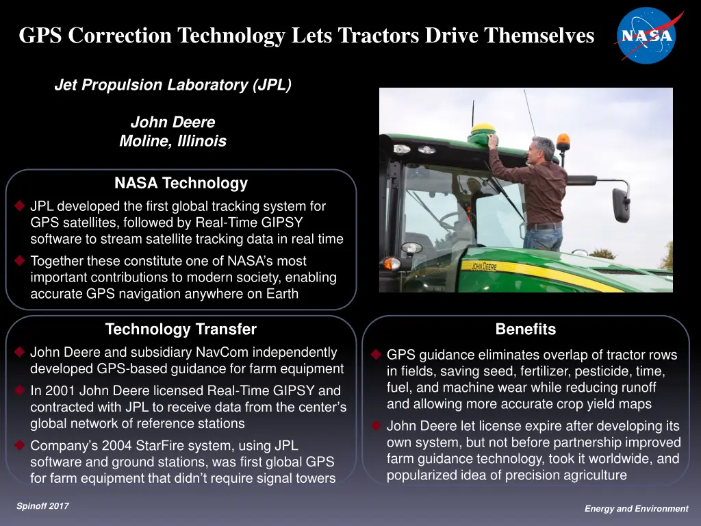 gps correction technology lets tractors drive