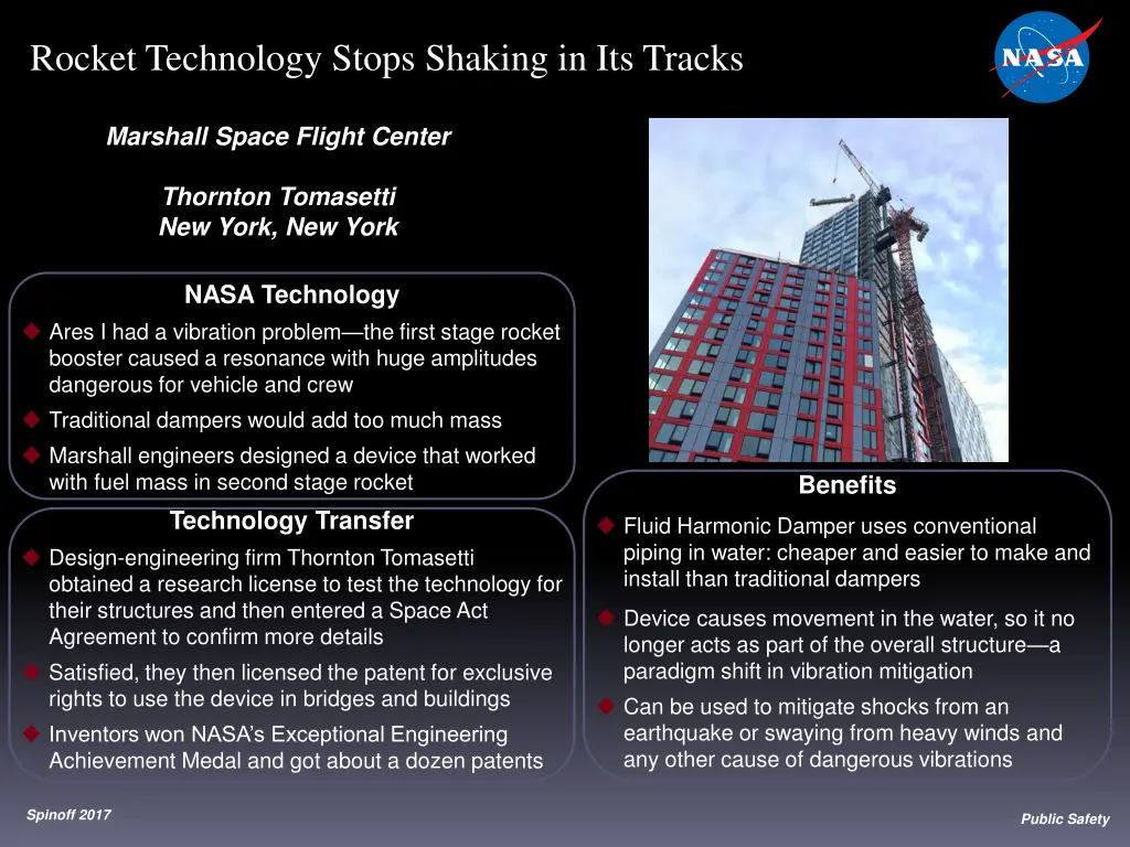 rocket technology stops shaking in its tracks