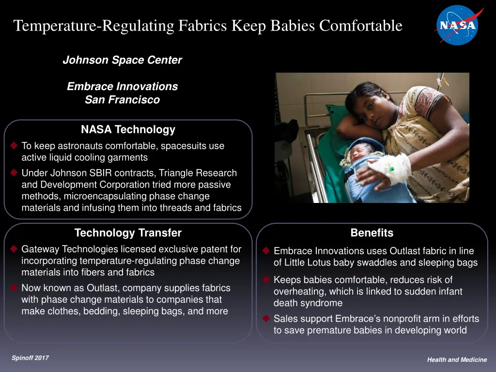 temperature regulating fabrics keep babies