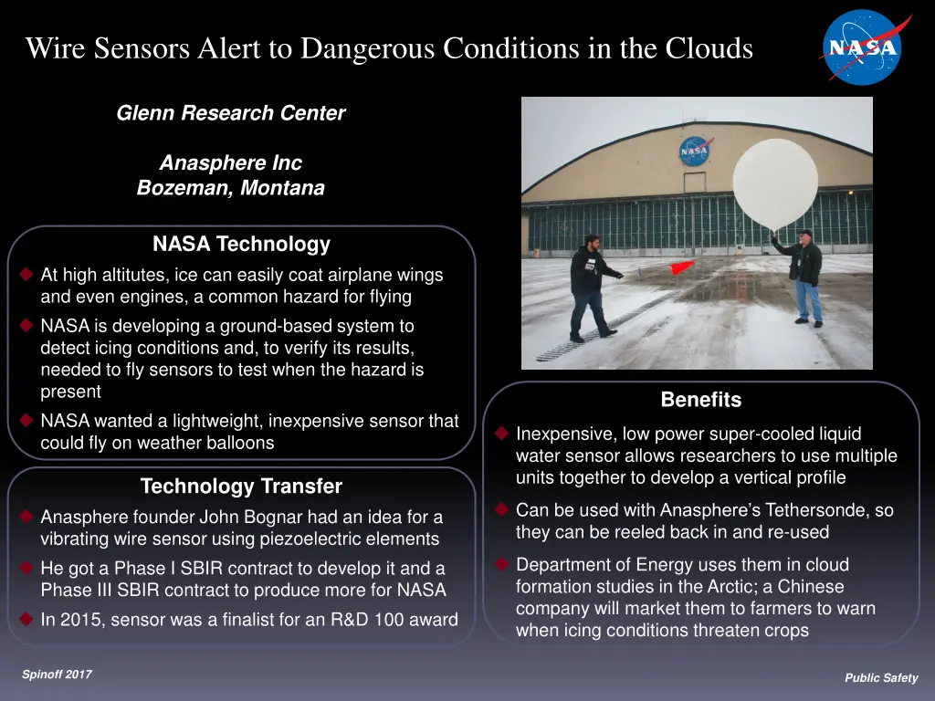 wire sensors alert to dangerous conditions