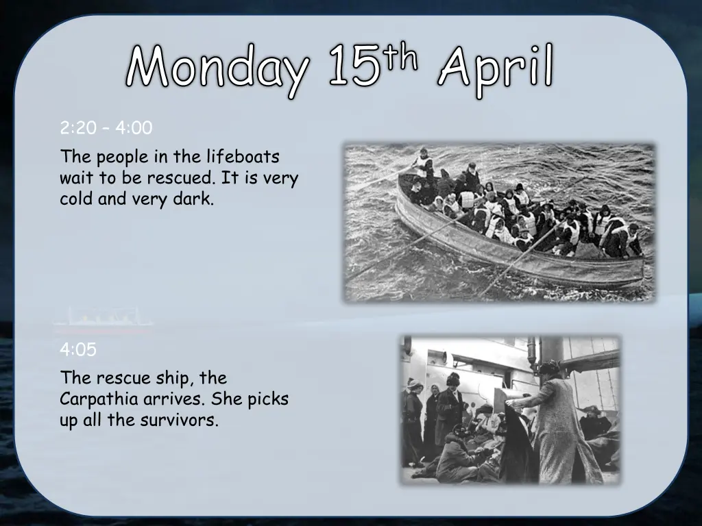 monday 15 th april 4