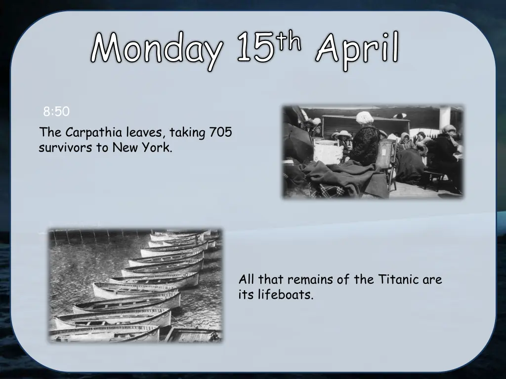 monday 15 th april 5