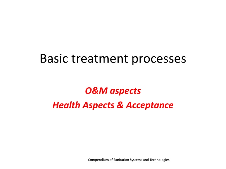 basic treatment processes