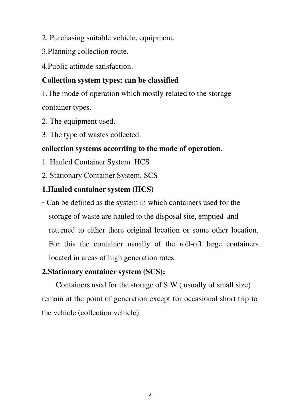 2 purchasing suitable vehicle equipment