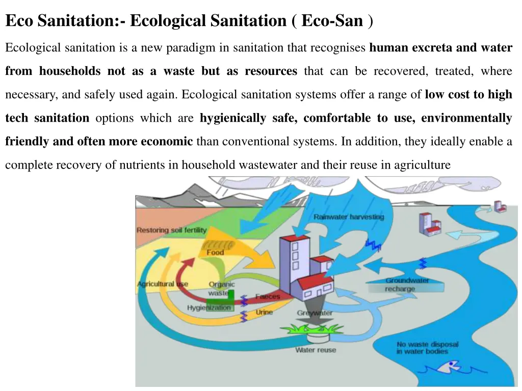 eco sanitation ecological sanitation eco san