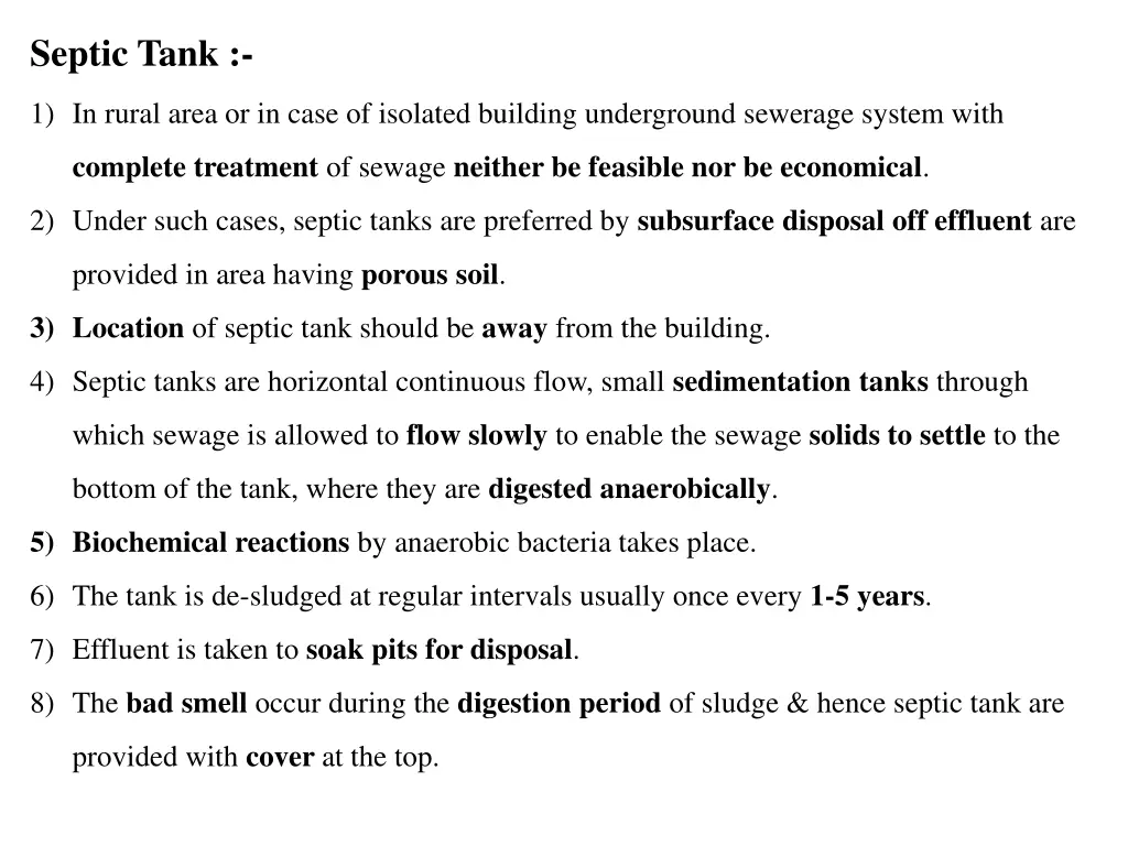 septic tank