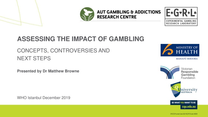 assessing the impact of gambling