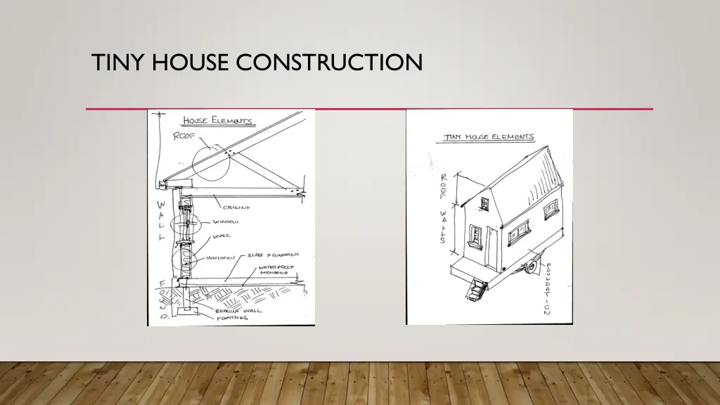 tiny house construction