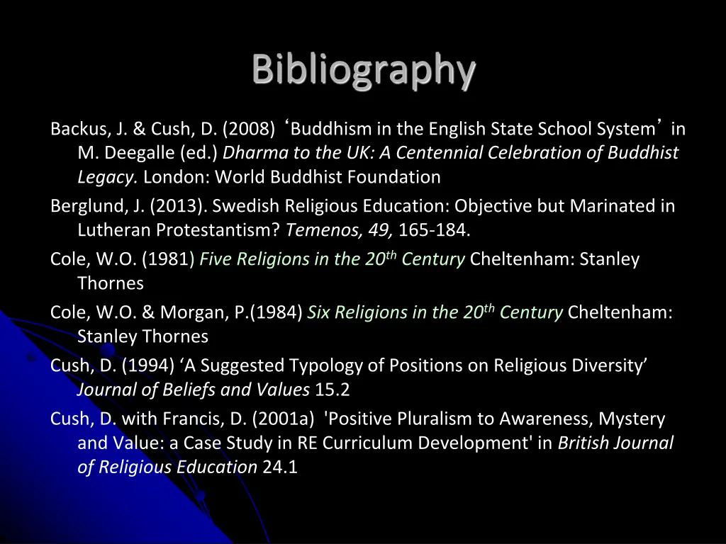 bibliography