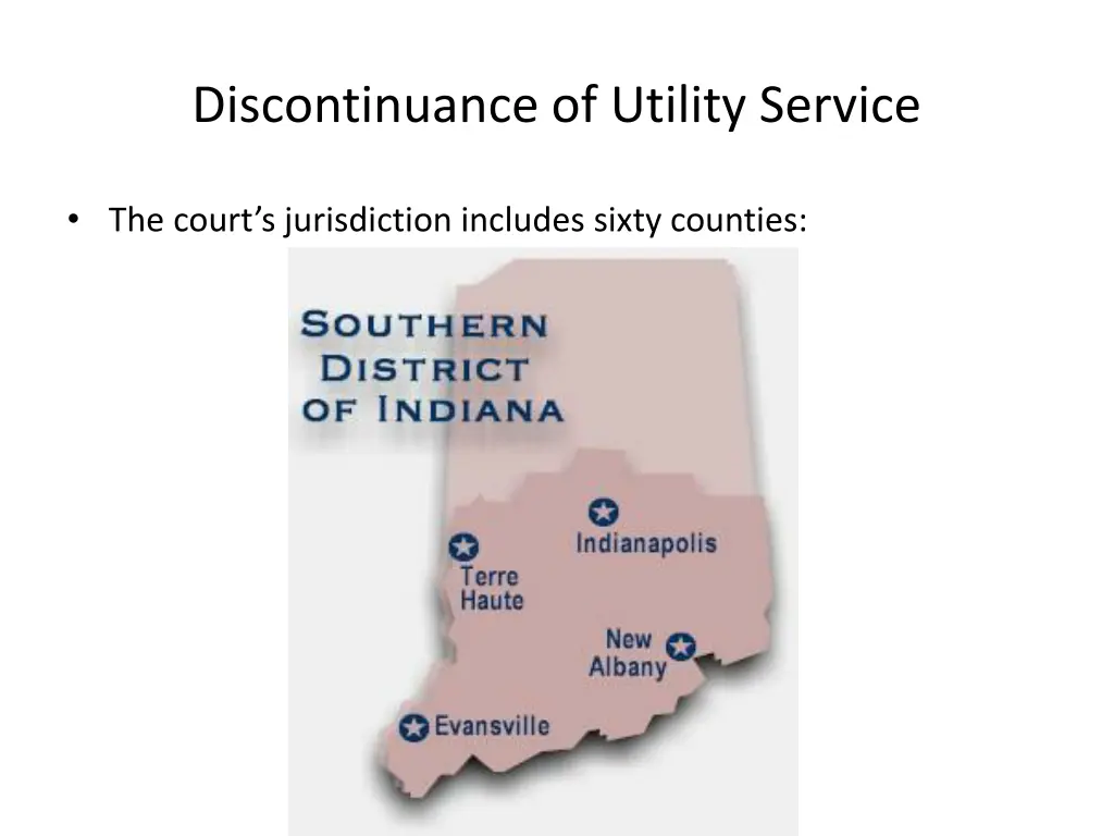 discontinuance of utility service 8