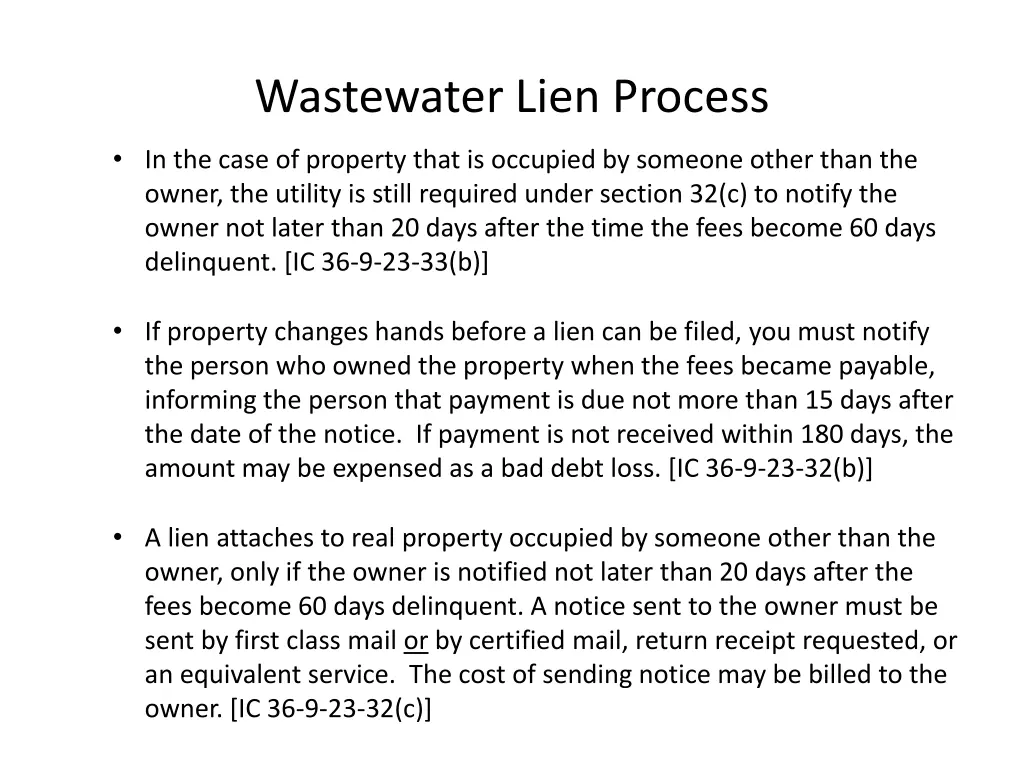 wastewater lien process 1