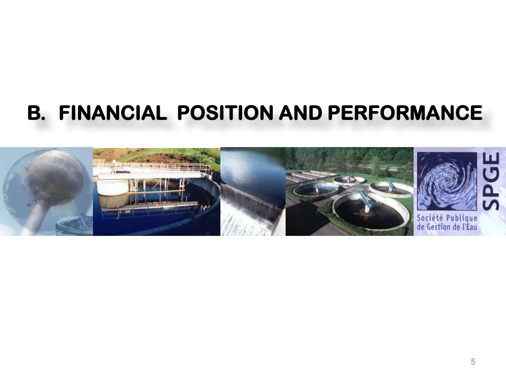 b b financial position and performance financial