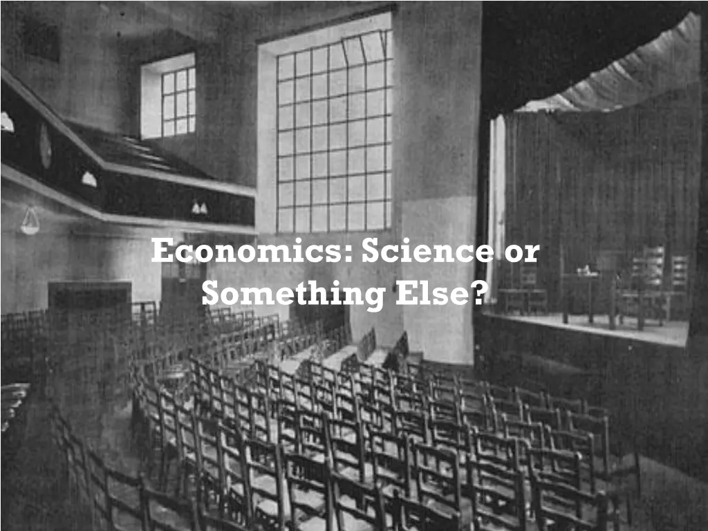 economics science or something else