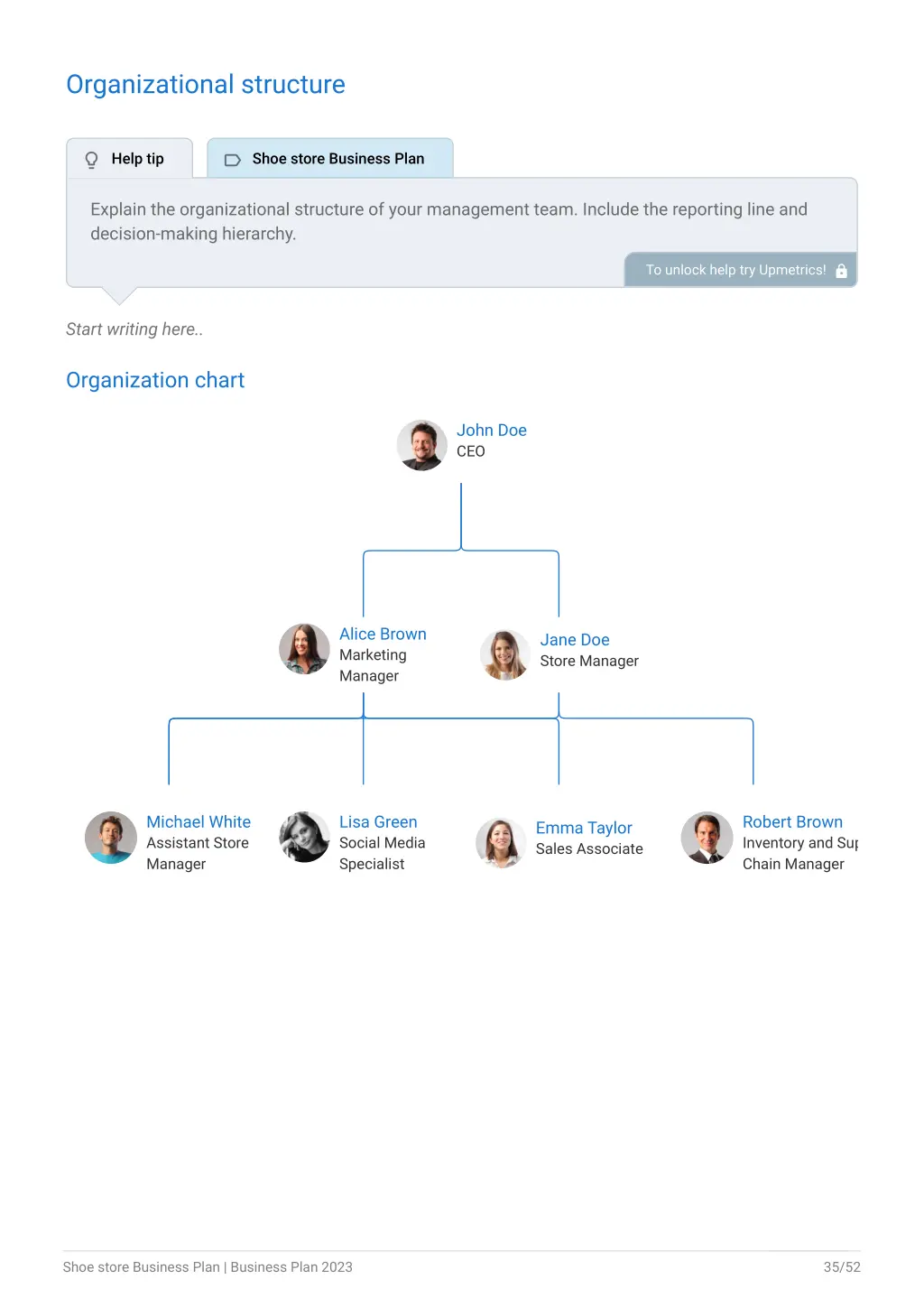 organizational structure