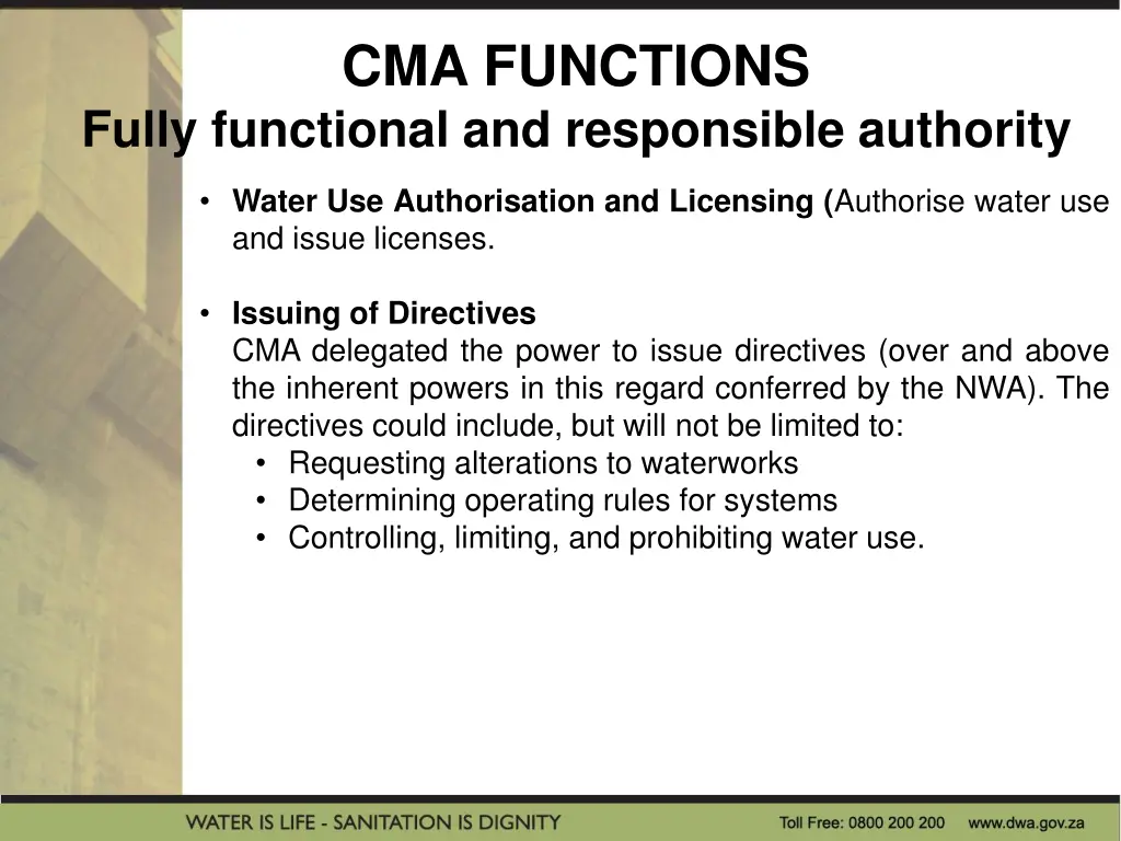 cma functions 1