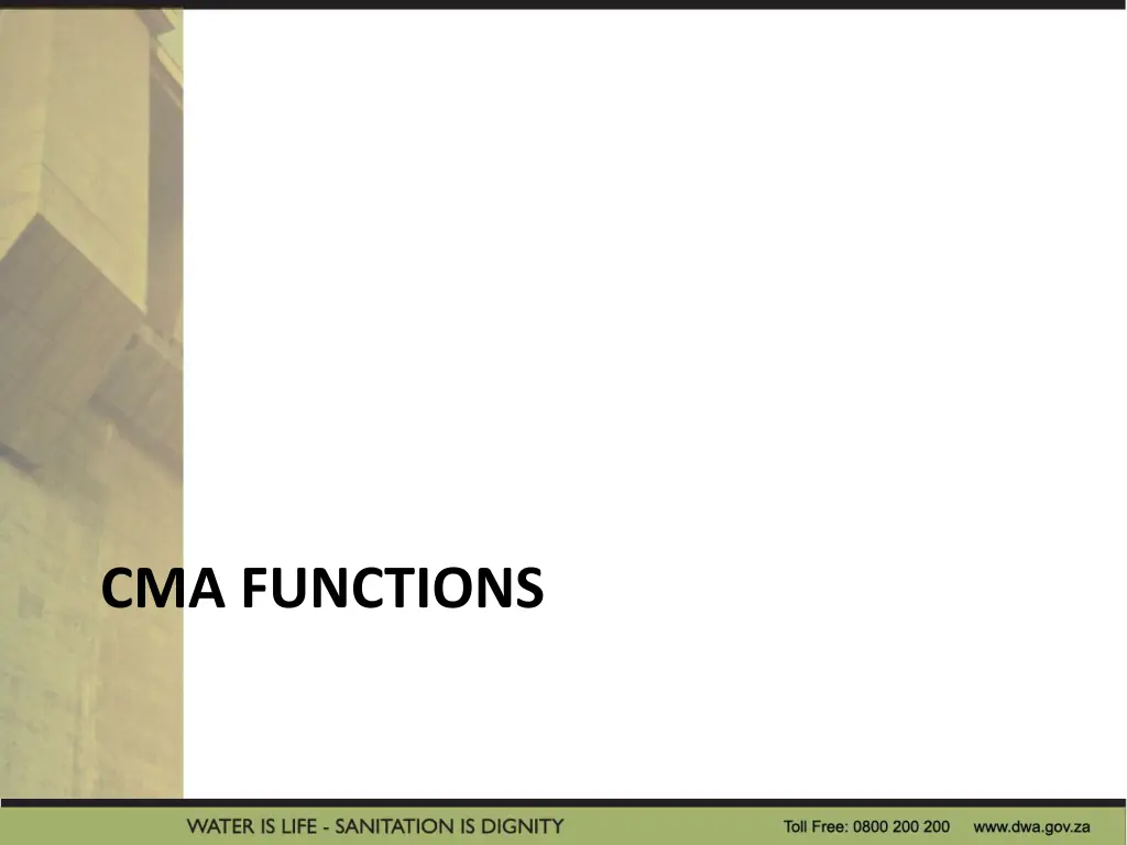 cma functions