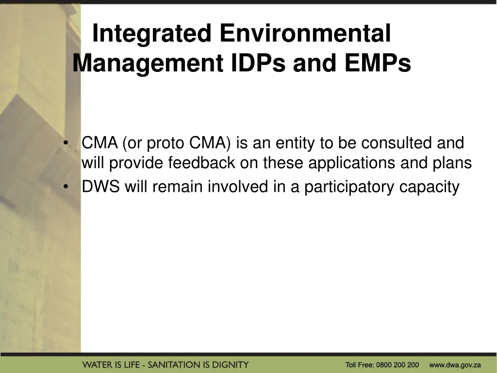 integrated environmental management idps and emps