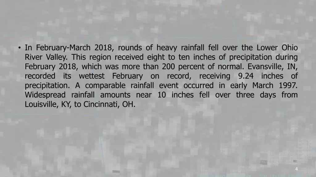 in february march 2018 rounds of heavy rainfall