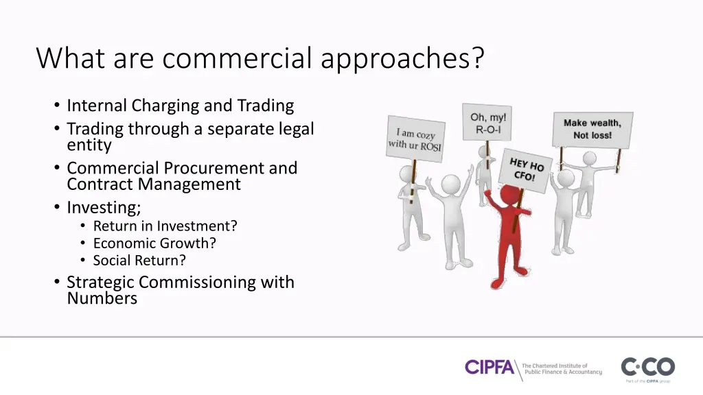 what are commercial approaches