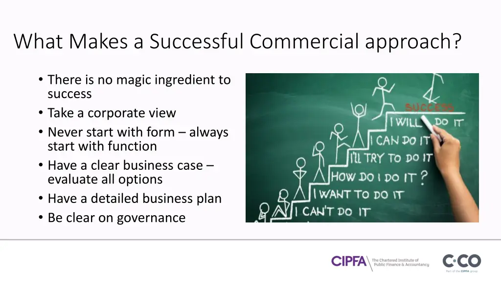 what makes a successful commercial approach