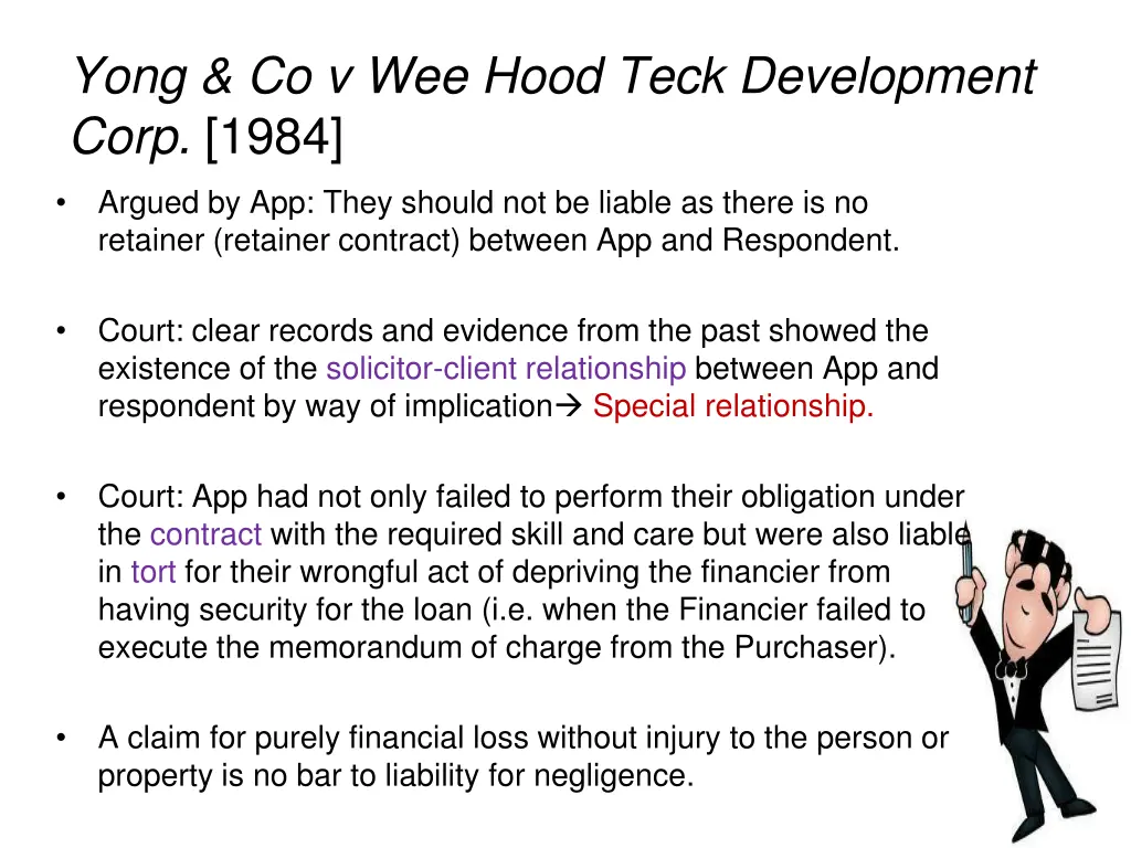 yong co v wee hood teck development corp 1984 1