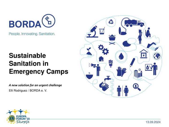 sustainable sanitation in emergency camps