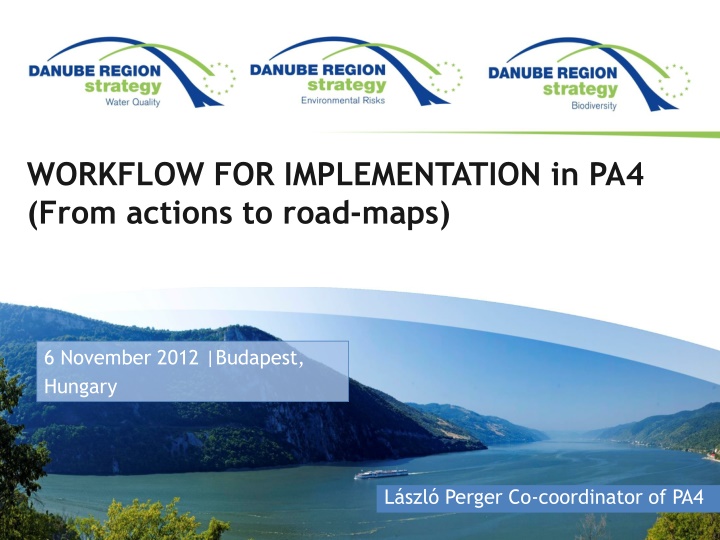 workflow for implementation in pa4 from actions