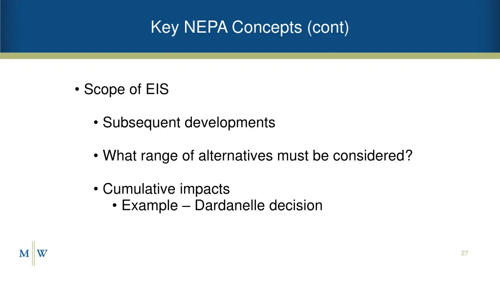 key nepa concepts cont