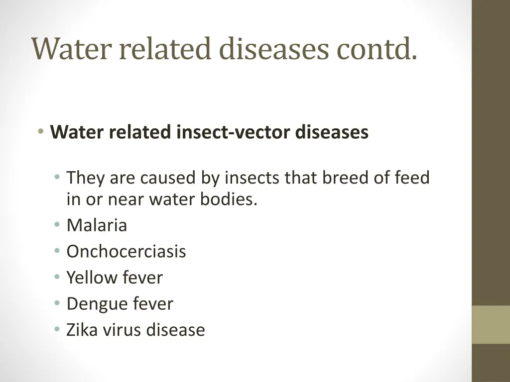 water related diseases contd 4