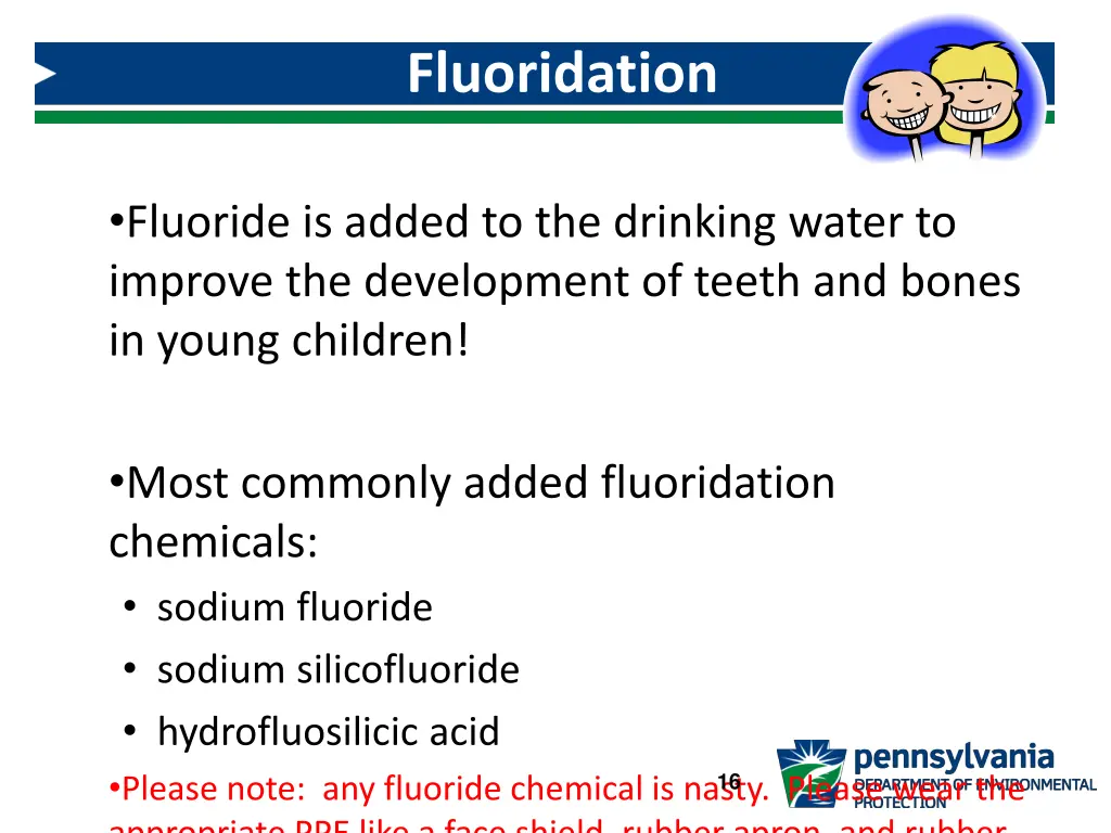 fluoridation