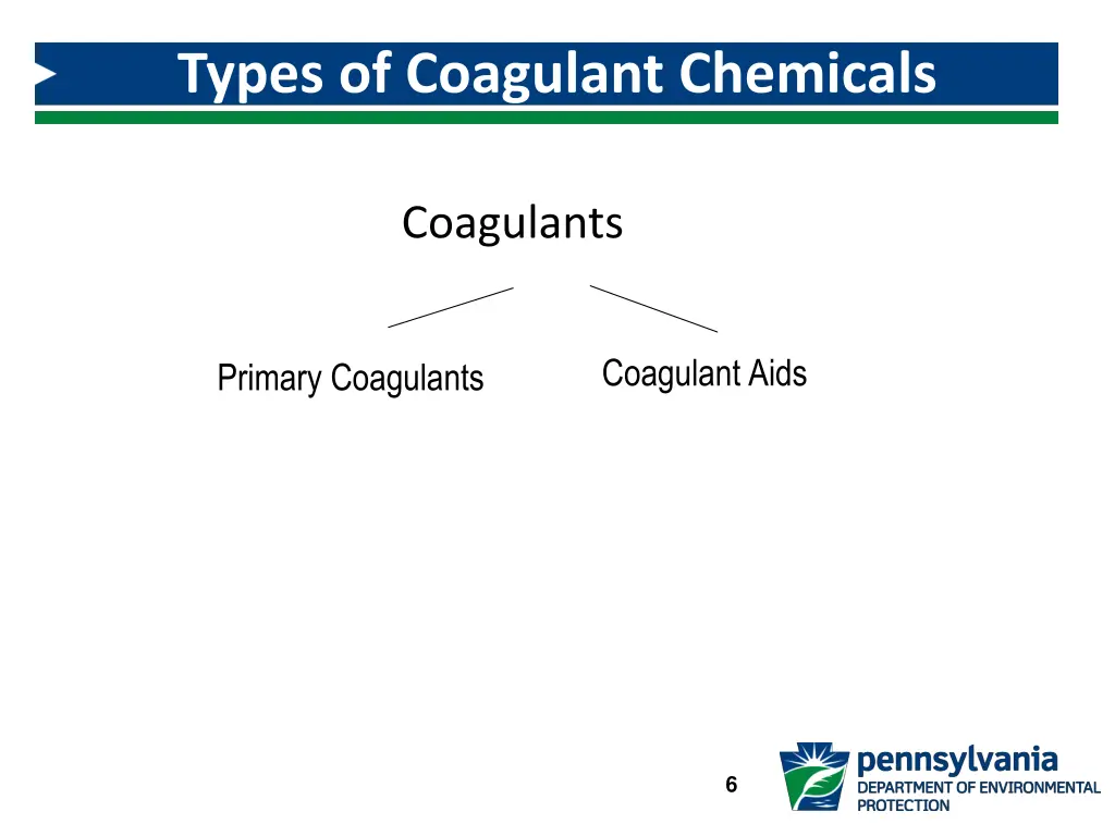 types of coagulant chemicals