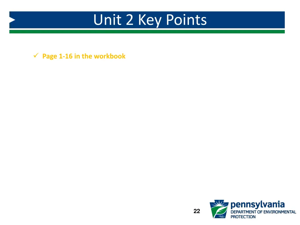 unit 2 key points