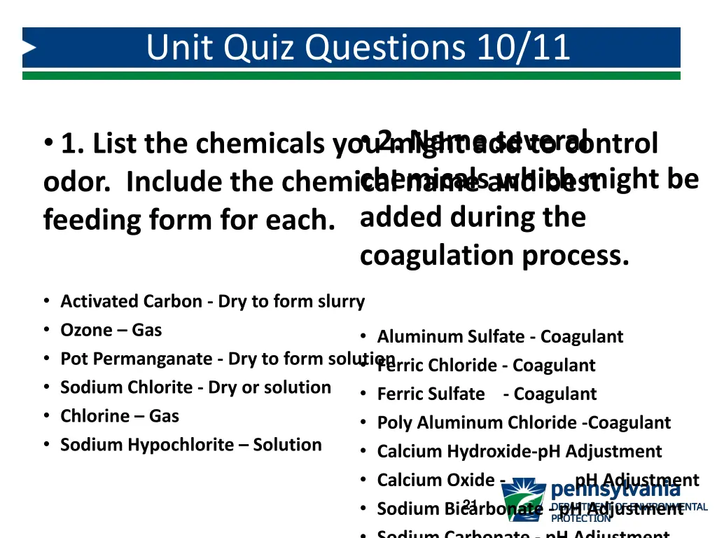 unit quiz questions 10 11