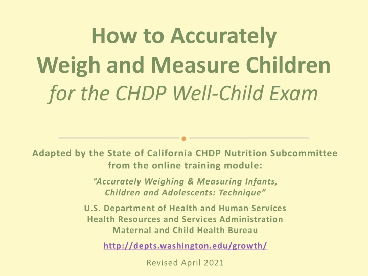 how to accurately weigh and measure children