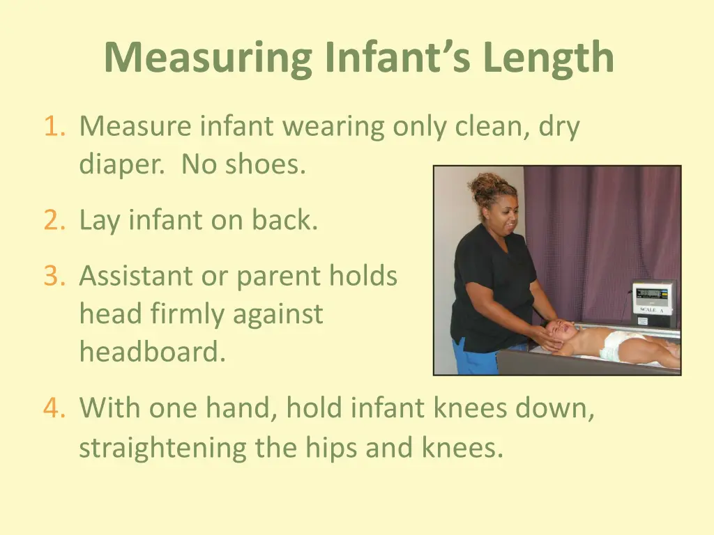 measuring infant s length 2