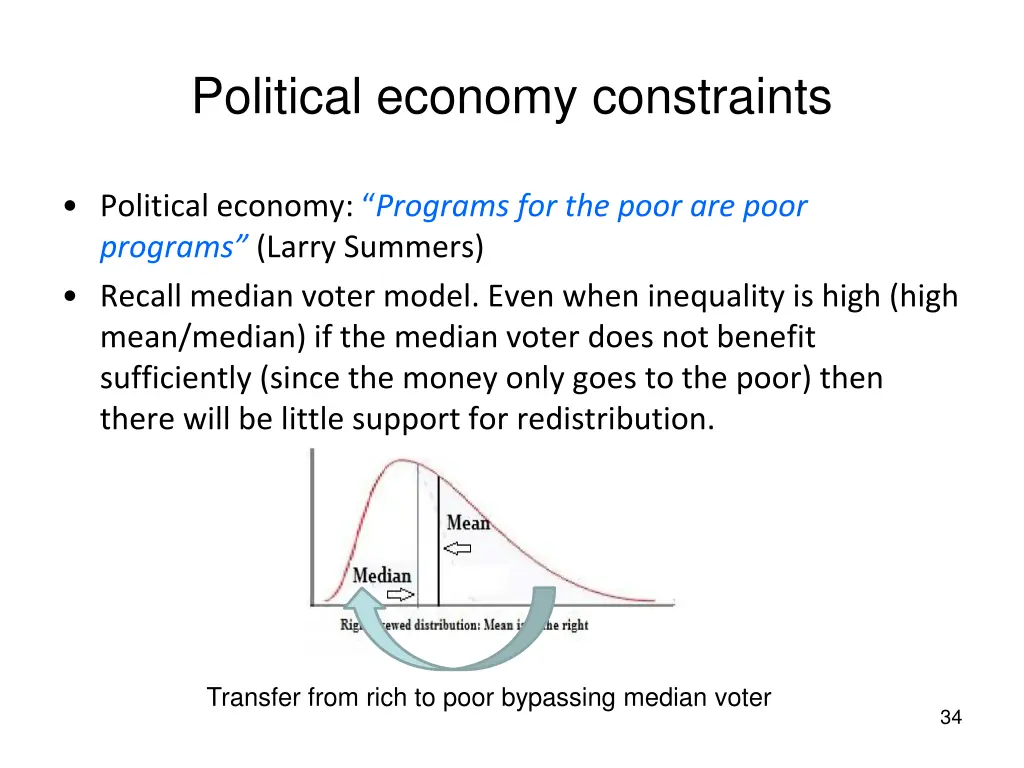 political economy constraints