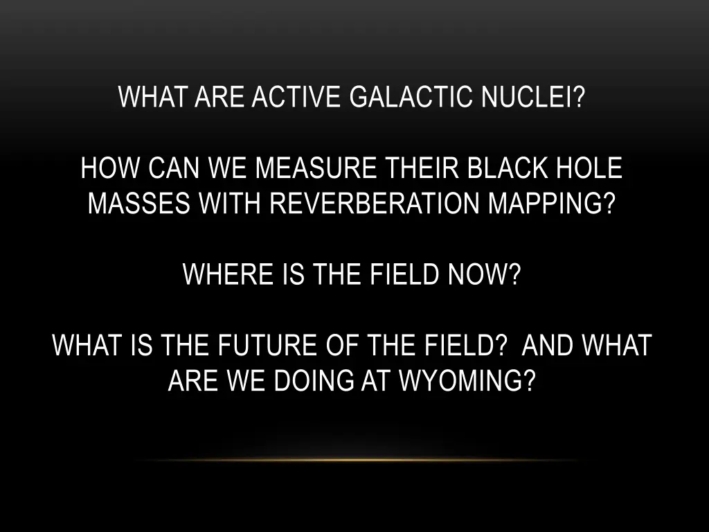 what are active galactic nuclei