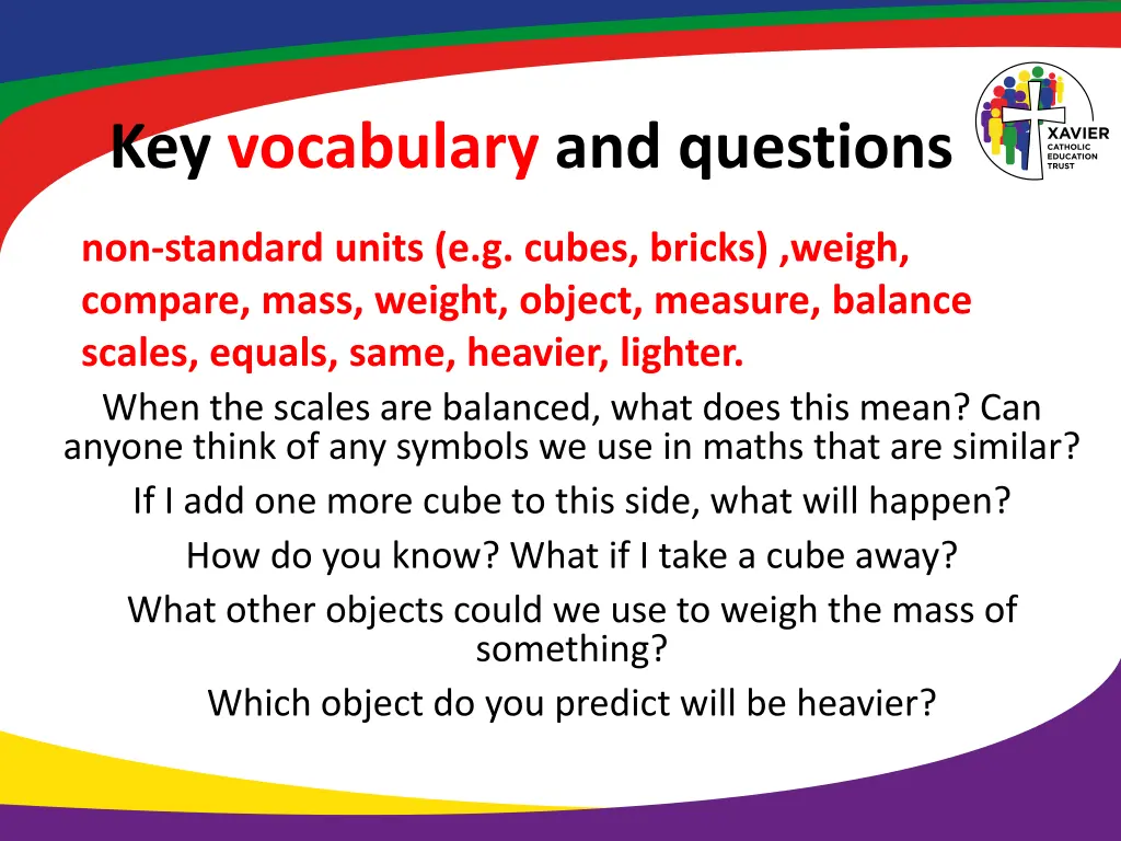 key vocabulary and questions 1