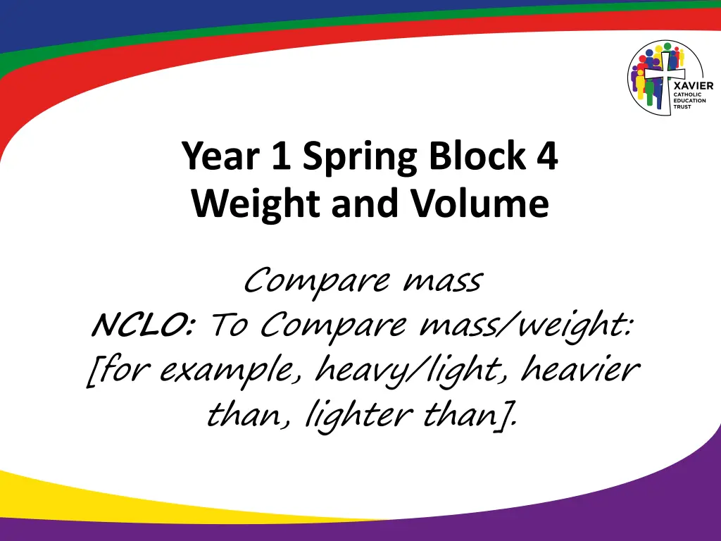 year 1 spring block 4 weight and volume 2