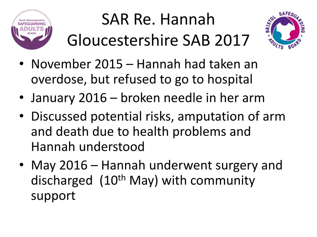 sar re hannah gloucestershire sab 2017 november