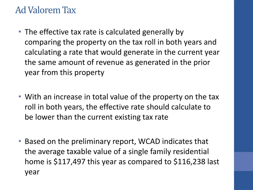 ad valorem tax