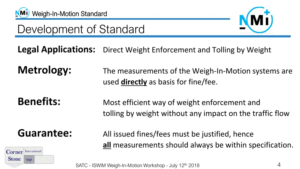 weigh weigh in in motion standard motion standard 2