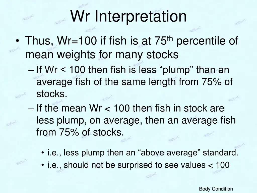 wr interpretation