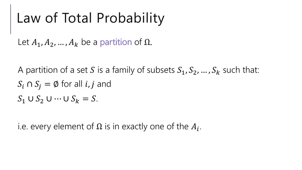 law of total probability